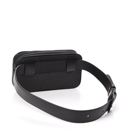 Louis Vuitton Taurillon Monogram Uniformes Solar Ray Soft Pochette Volga Belt Bag Black 3 of 9