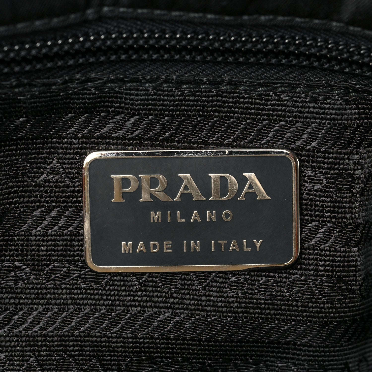 Prada Tessuto Nylon Shoulder Bag Black 6 of 7