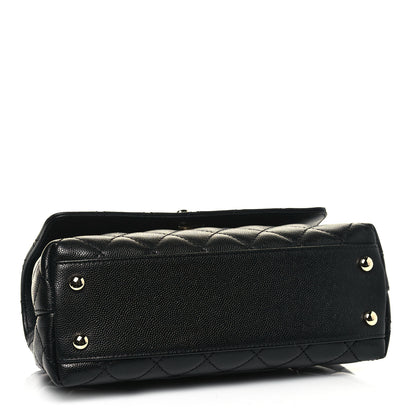 Chanel Caviar Quilted Mini Coco Handle Flap Black 4 of 13