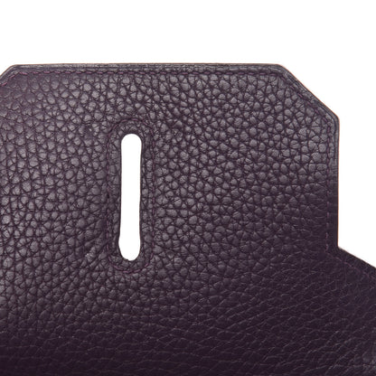 Hermes Taurillon Clemence JPG Birkin 42 Raisin 51 of 56