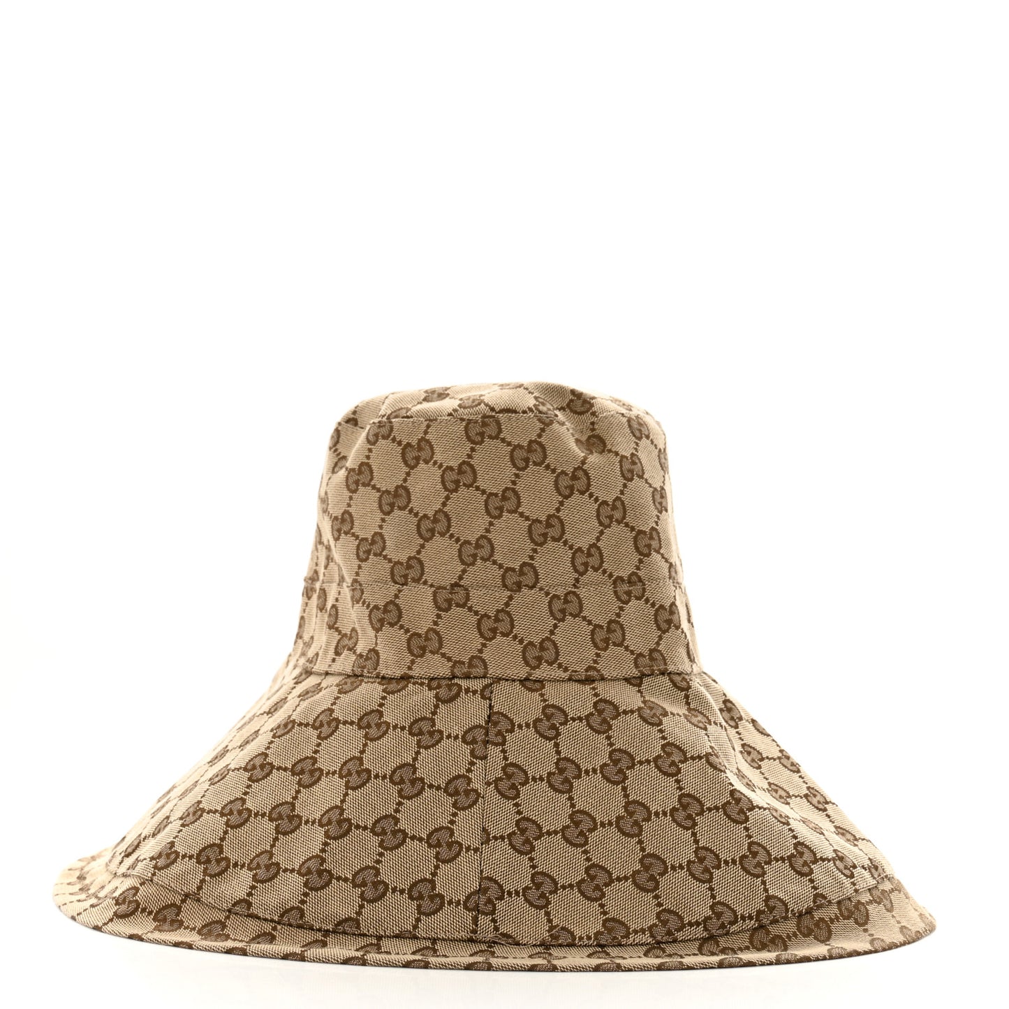 Monogram Wide Brim Hat S Beige