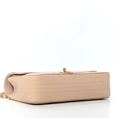 Chanel Grained Calfskin Medium Classic Pure Double Flap Nude 3 of 5