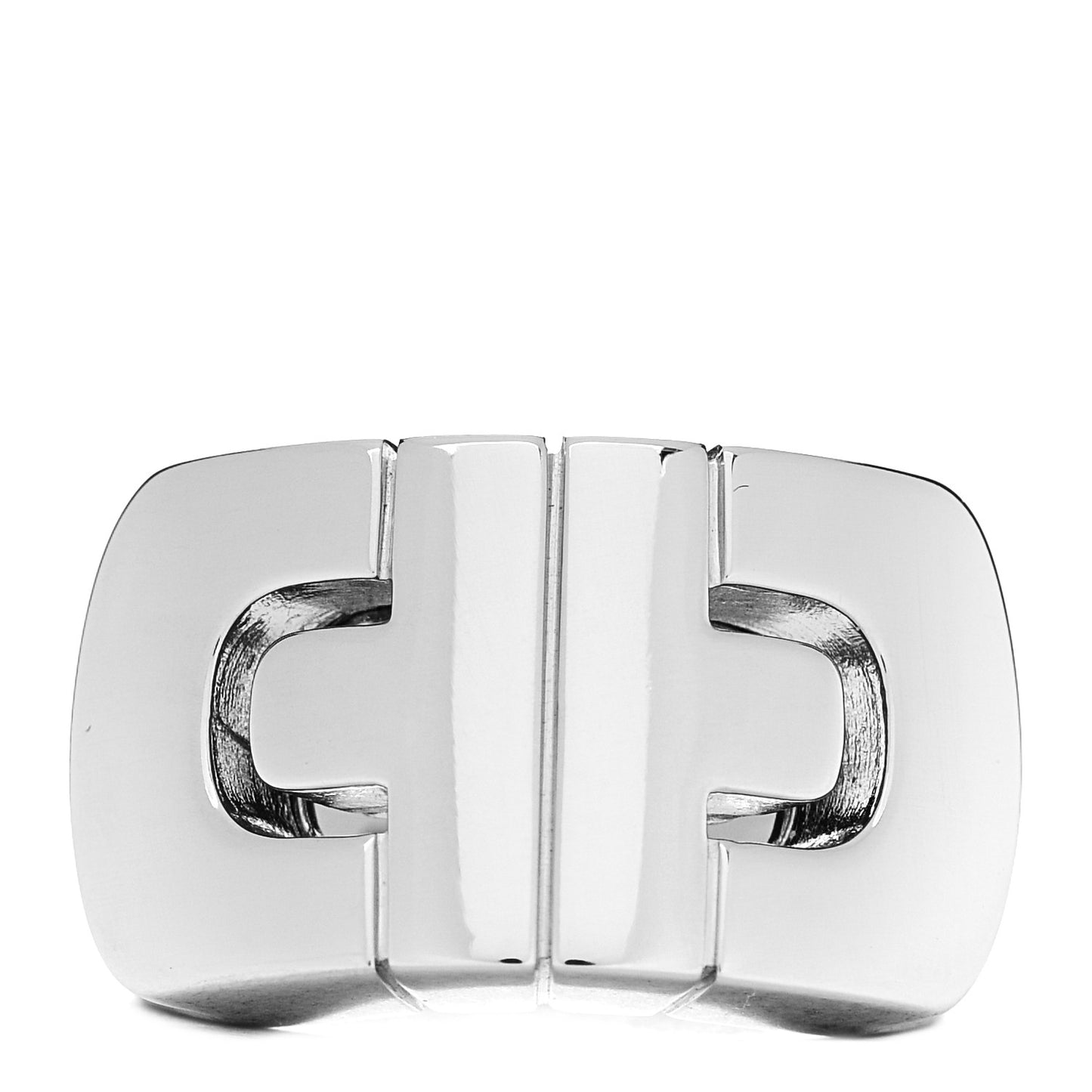 18K White Gold Parentesi Ring 50 5.25