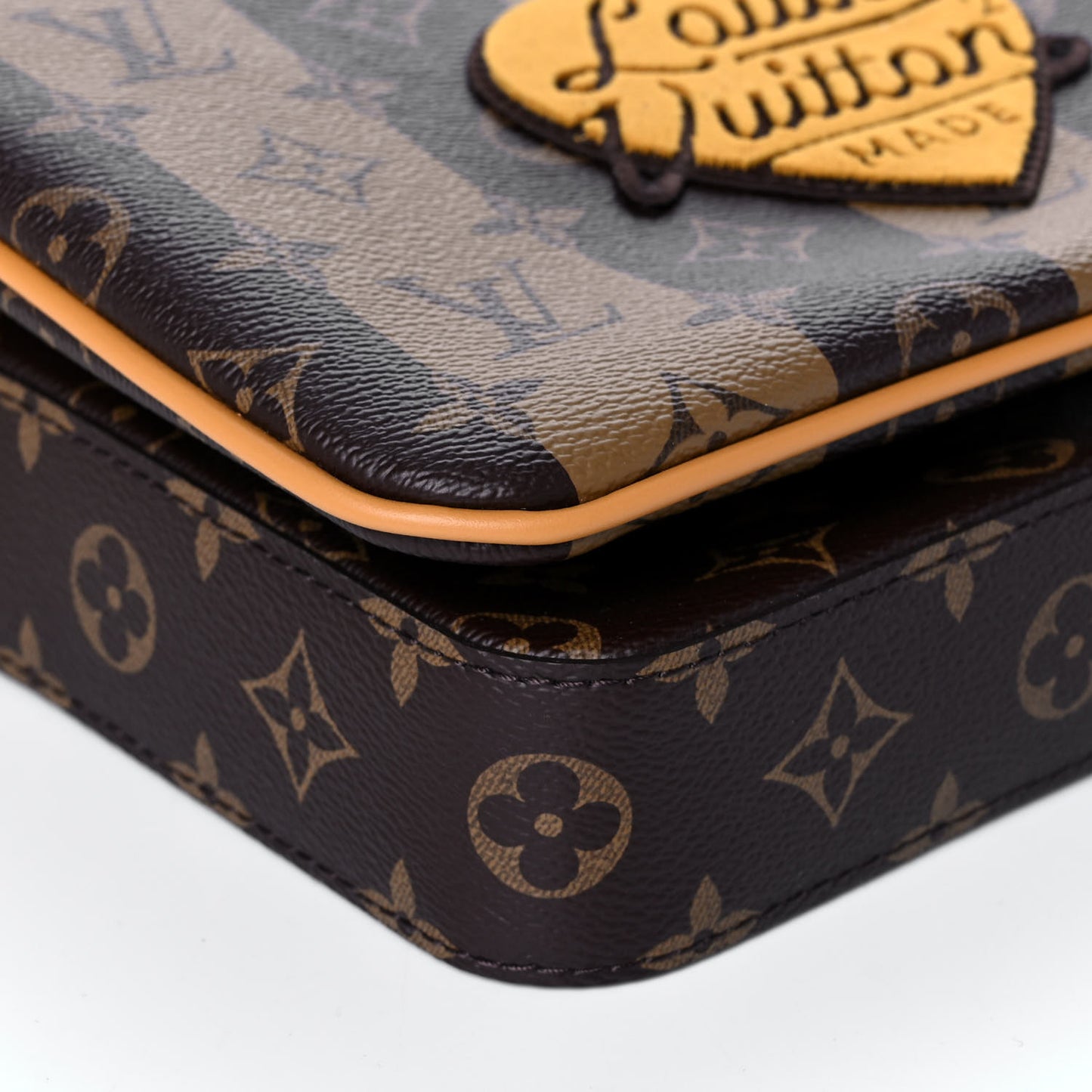 X NIGO Reverse Monogram Stripes Trio Messenger
