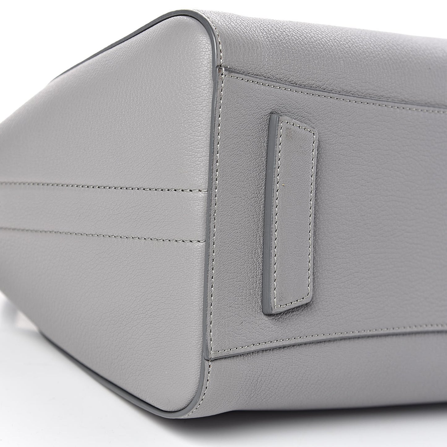 Sugar Goatskin Small Antigona Pearl Grey