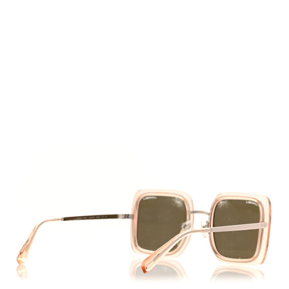 Chanel Mirror Square Sunglasses 4240 Pink 4 of 9