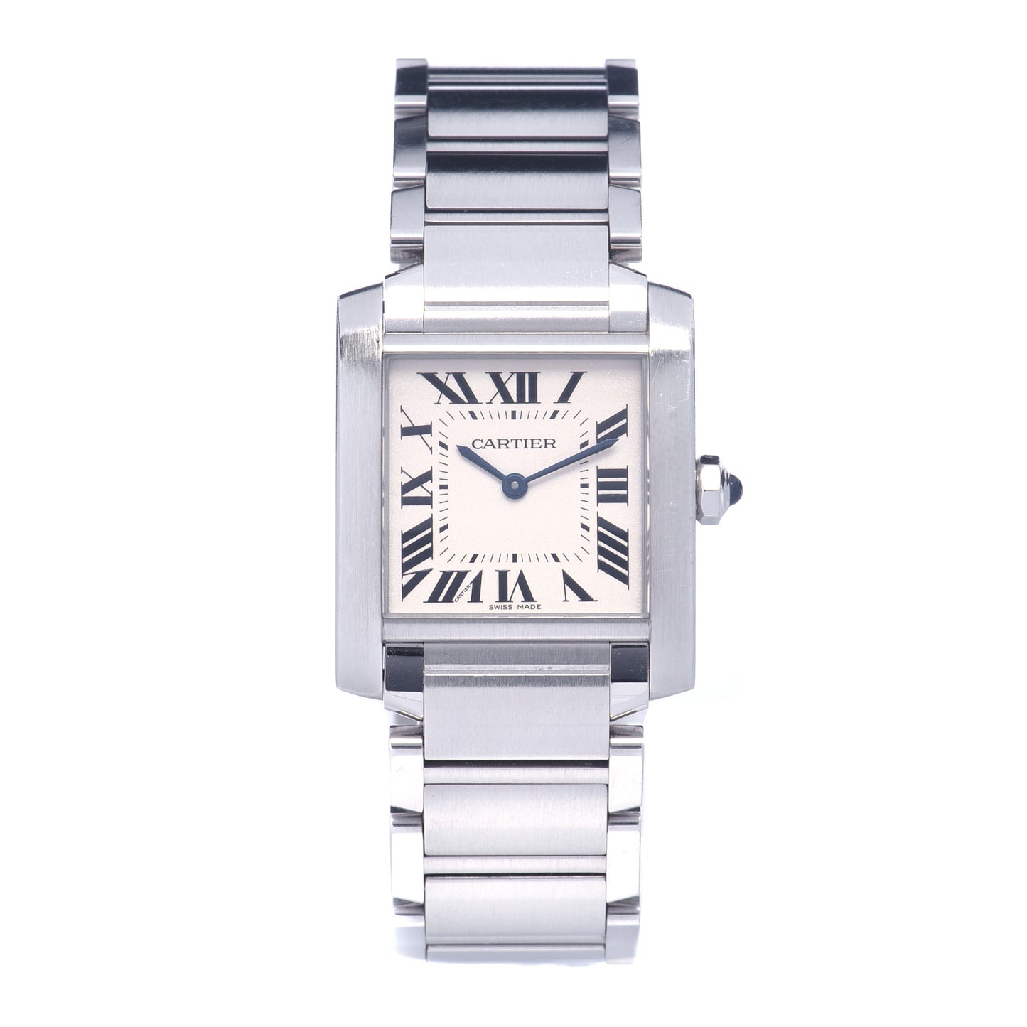 Stainless Steel 25mm Tank Francaise Quartz Watch