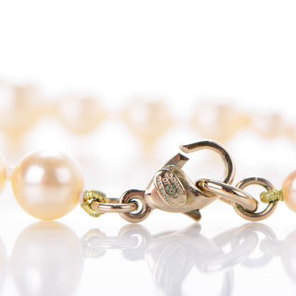 Chanel Graduated Pearl CC Long Necklace Gold 4 of 5