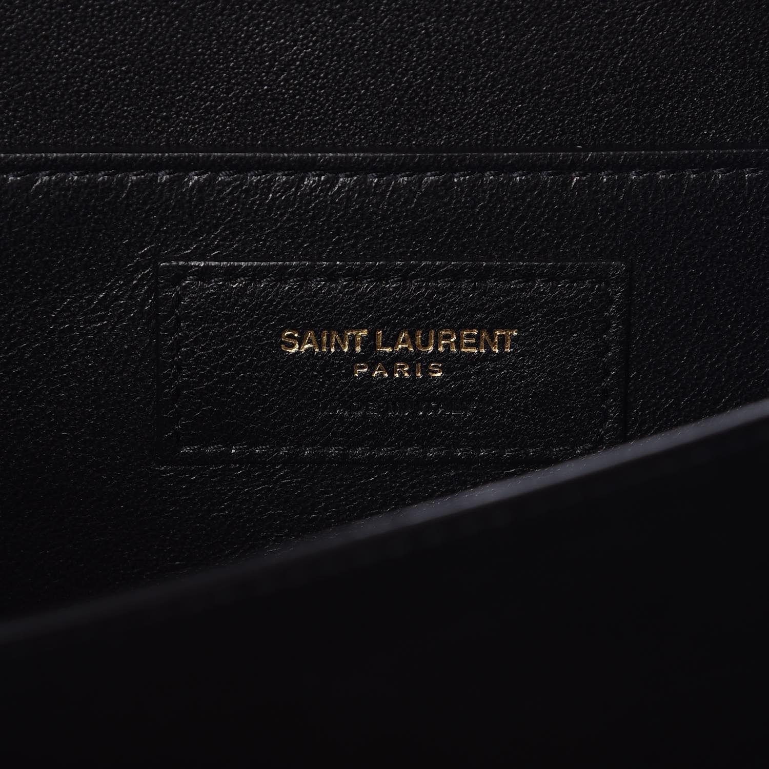 Saint Laurent Smooth Calfskin Medium Domino Shoulder Bag Black 6 of 7