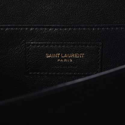 Saint Laurent Smooth Calfskin Medium Domino Shoulder Bag Black 6 of 7