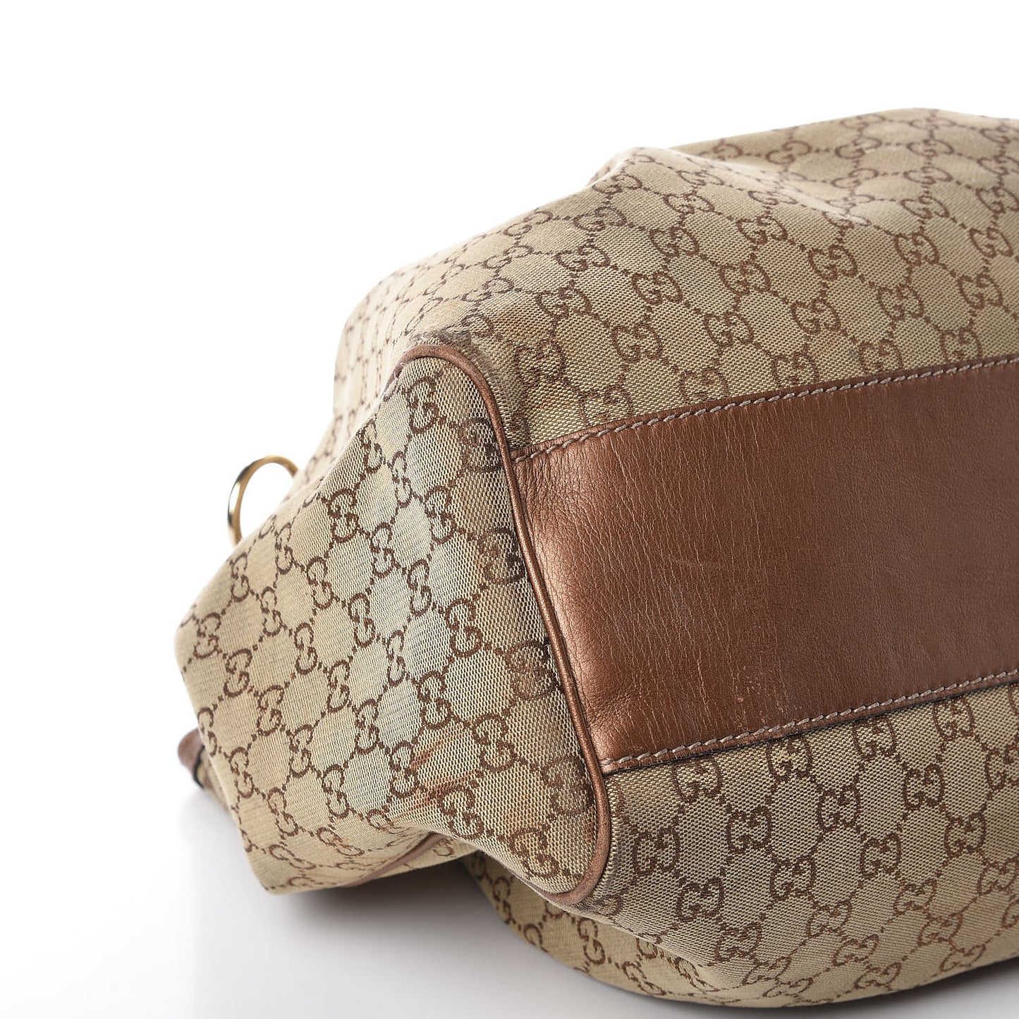 Metallic Monogram Large Sukey Tote Bronze