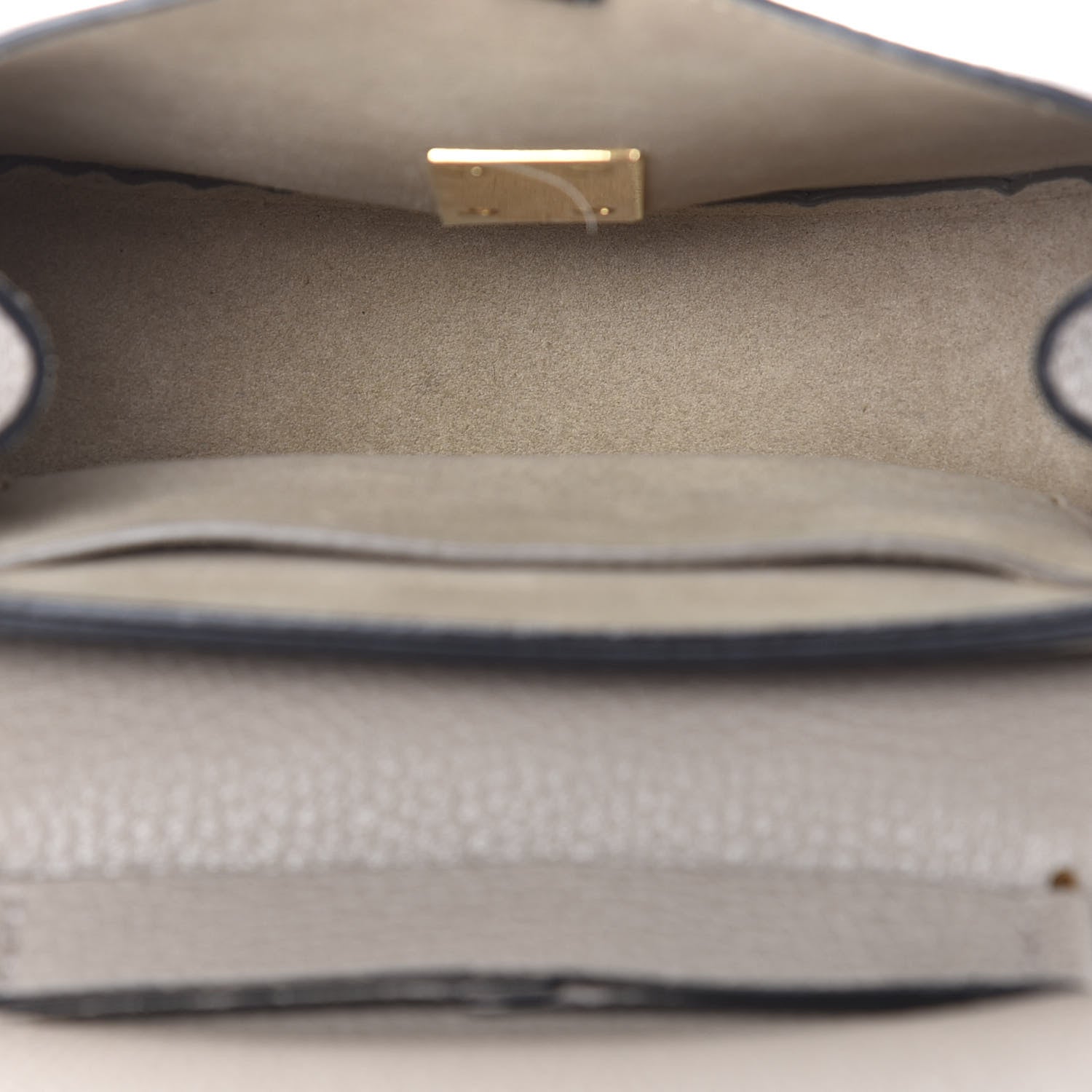 Chloe Grained Lambskin Mini Drew Shoulder Bag Motty Grey 4 of 10