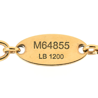 Louis Vuitton Metal Blooming Supple Necklace Gold 6 of 6