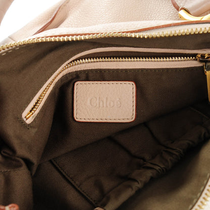 Chloe Calfskin Medium Marcie Satchel Nude Pink 7 of 10