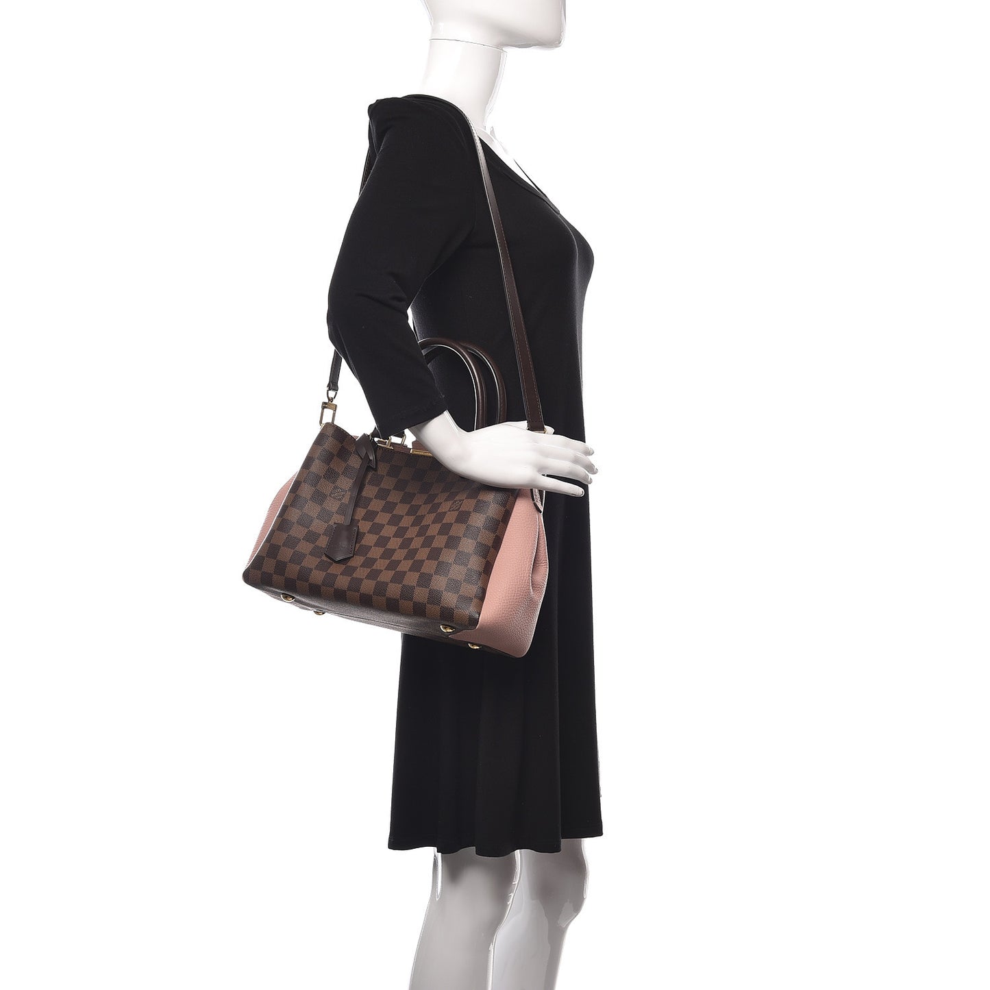 Damier Ebene Cuir Taurillon Brittany Magnolia