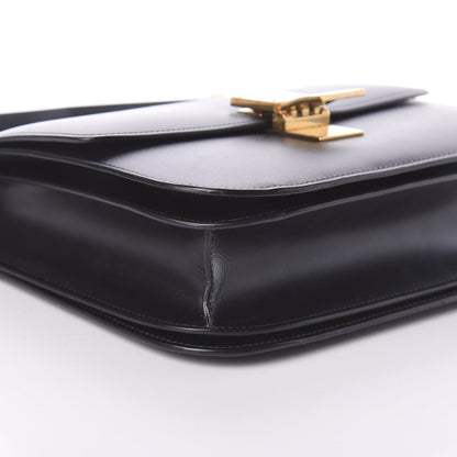 Celine Box Calfskin Medium Classic Box Flap Bag Black 6 of 7