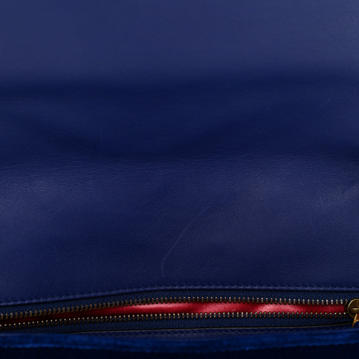 Velvet Matelasse Medium GG Marmont Shoulder Bag Cobalt Blue