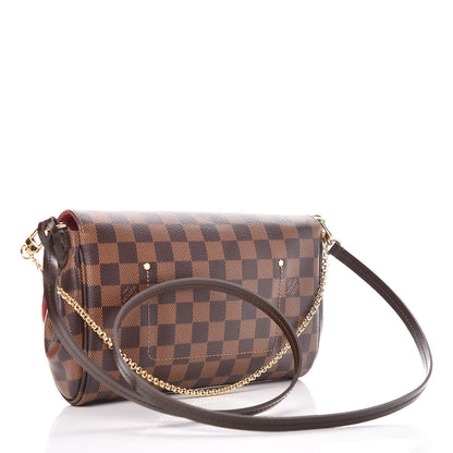 Louis Vuitton Damier Ebene Favorite MM 3 of 9