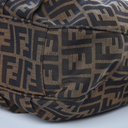 Fendi Zucca Patent Mia Hobo Tobacco 6 of 9