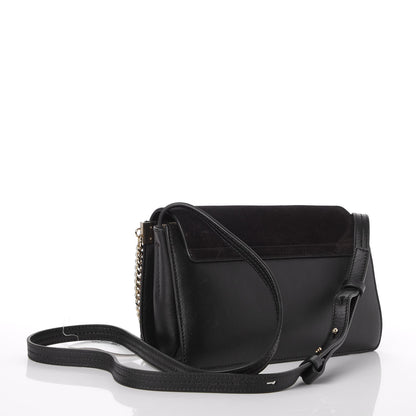 Chloe Suede Calfskin Small Faye Shoulder Bag Black 3 of 7