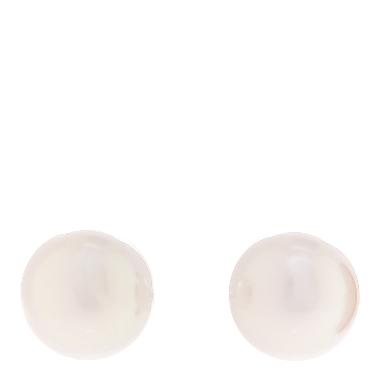 Mikimoto 18K White Gold 6-6.5mm Akoya Pearl Stud Earrings 1 of 5