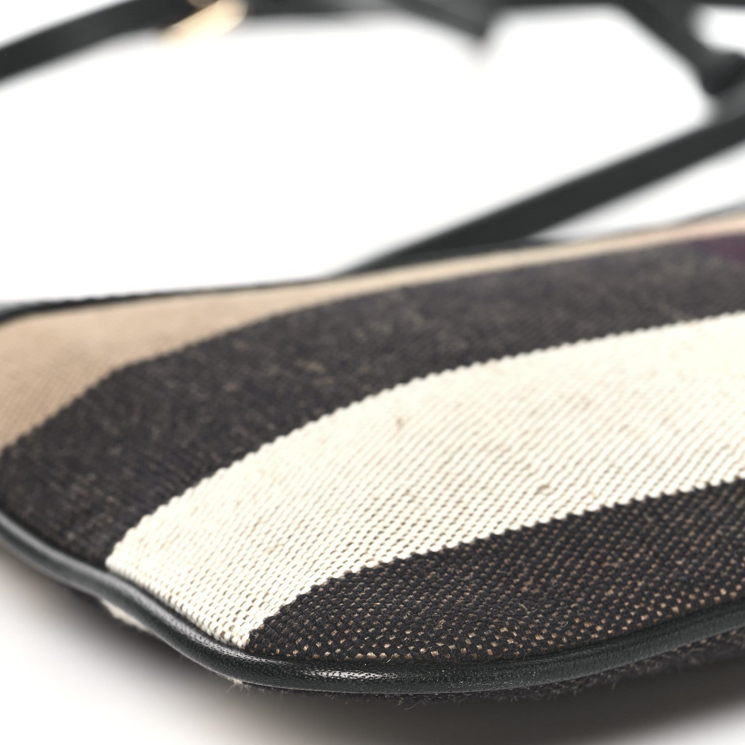 Burberry Mega Check Peyton Crossbody Clutch Bag Black 9 of 10
