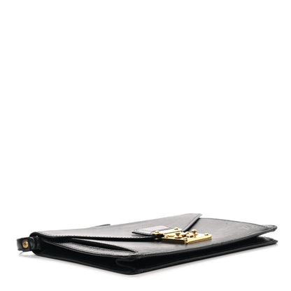 Louis Vuitton Epi Pochette Sellier Dragonne Clutch Black 4 of 14