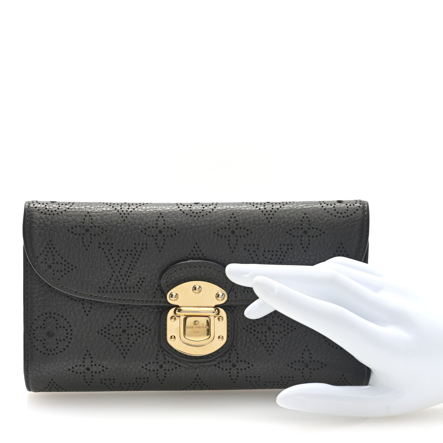 Louis Vuitton Mahina Amelia Wallet Black 2 of 6