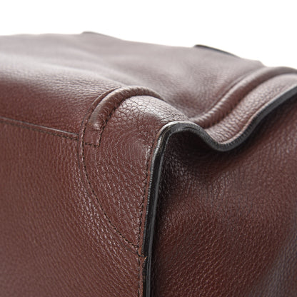 Celine Pebbled Calfskin Mini Luggage Chocolate 11 of 12