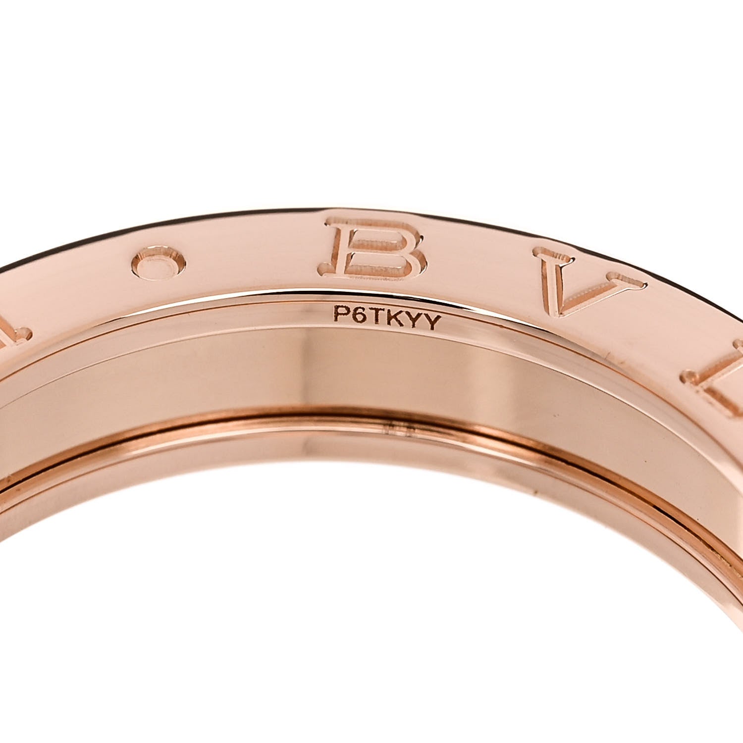 Bulgari 18K Rose Gold B.Zero1 One-Band Ring 58 8.5 58/8.25 5 of 6