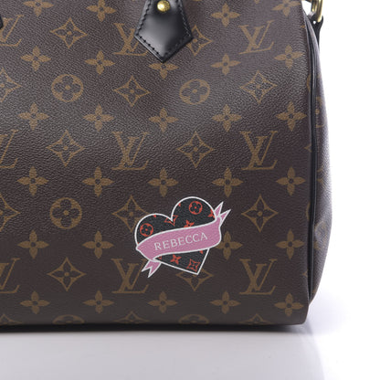Louis Vuitton Monogram My World Tour Speedy Bandouliere 30 Black 9 of 11