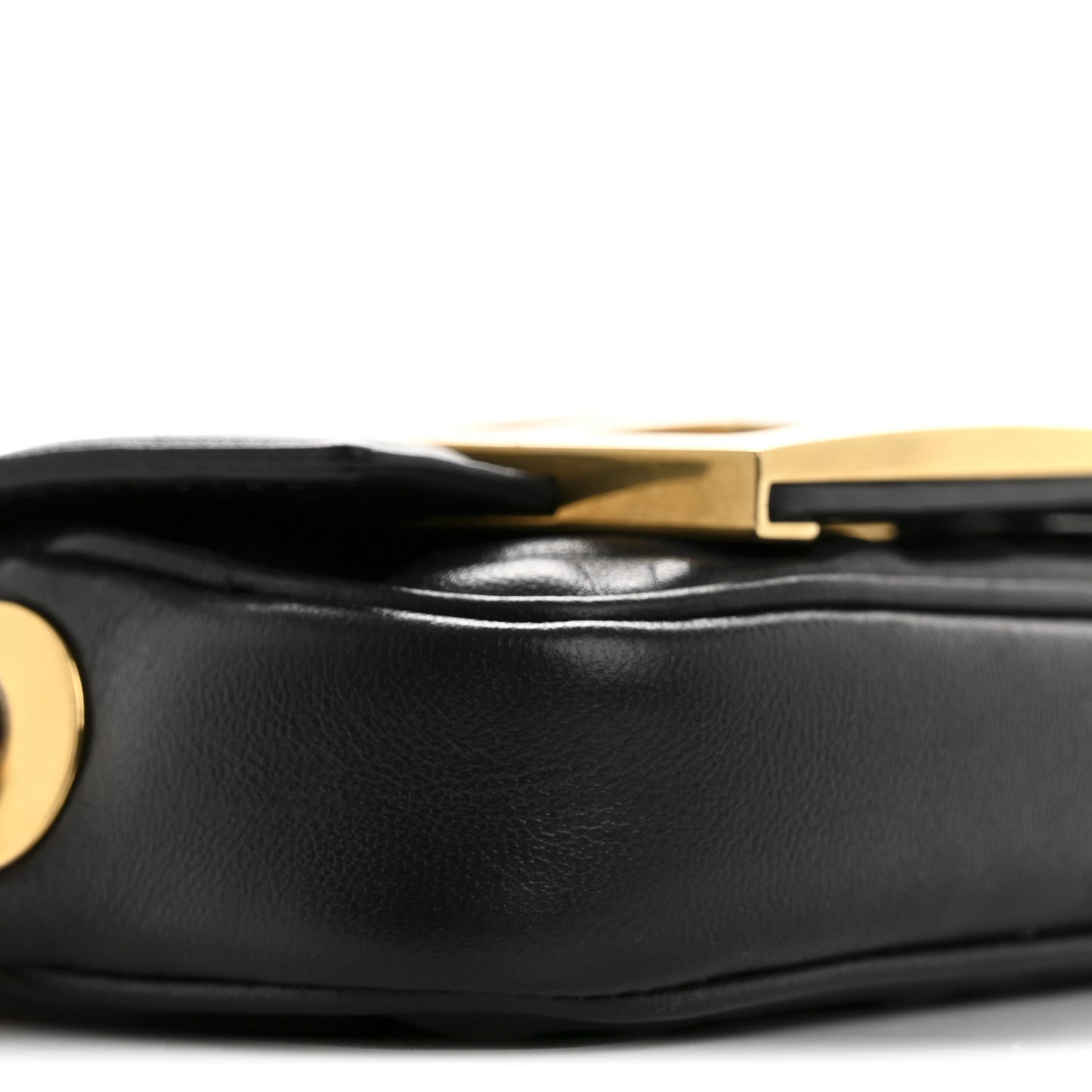 Nappa Matisse FF Embossed Nano Chain Baguette Black