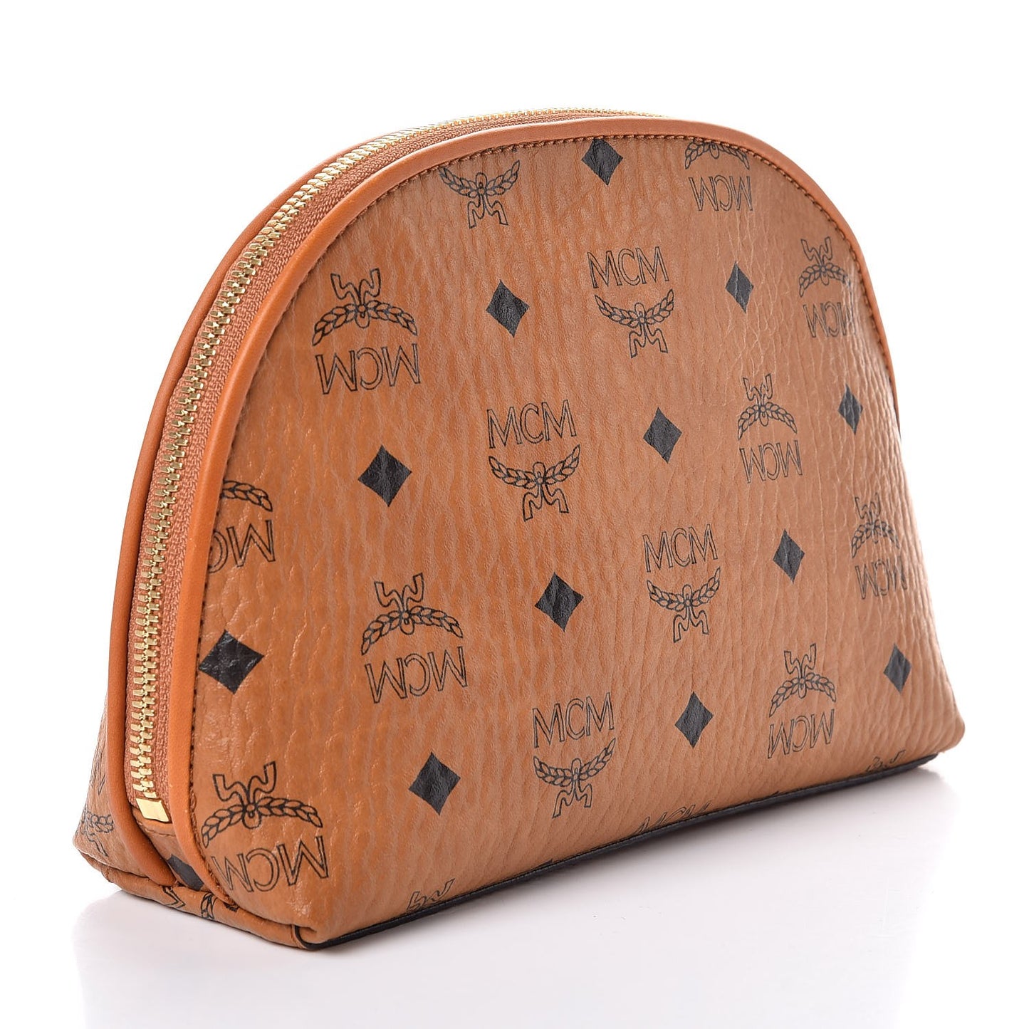 Visetos Heritage Large Cosmetic Pouch Cognac