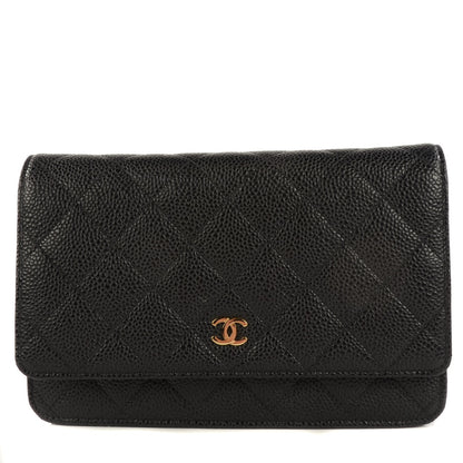 Chanel Caviar Quilted Wallet On Chain WOC Black 1 of 9