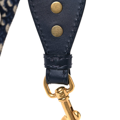 Christian Dior Oblique Studded Shoulder Strap Blue 8 of 10