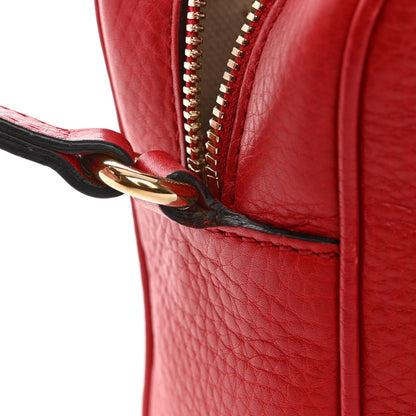 Gucci Pebbled Calfskin Small Soho Disco Bag Tabasco Red 11 of 11