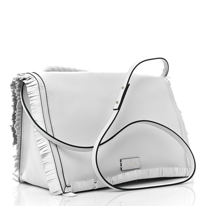 Valentino Garavani Calfskin The Rope Crossbody Bag White 3 of 9