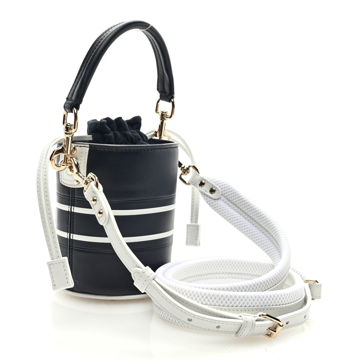 Christian Dior Calfskin Small Dior Vibe Bucket Blue 3 of 8