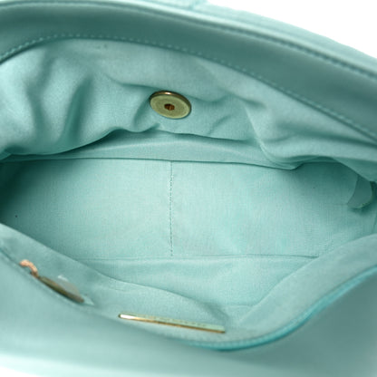 Chanel Goatskin Quilted Medium Chanel 19 Flap Light Blue 5 of 10