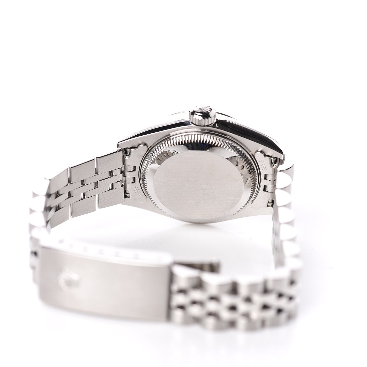 Stainless Steel 18K White Gold Diamond 26mm Oyster Perpetual Datejust Watch Silver Jubilee 79174