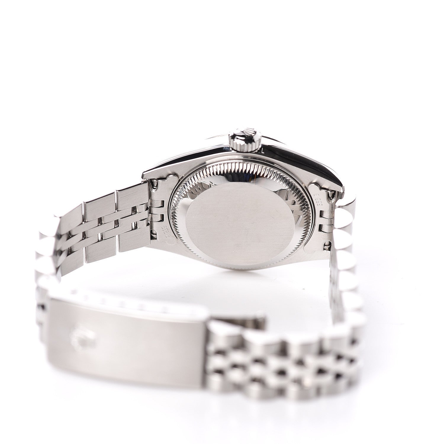 Rolex Stainless Steel 18K White Gold Diamond 26mm Oyster Perpetual Datejust Watch Silver Jubilee 79174 5 of 5