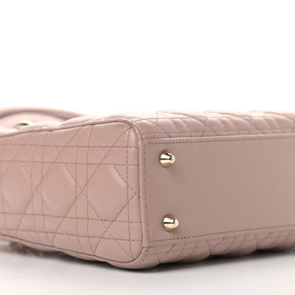 Christian Dior Lambskin Cannage Small Lady Dior Pink 7 of 11