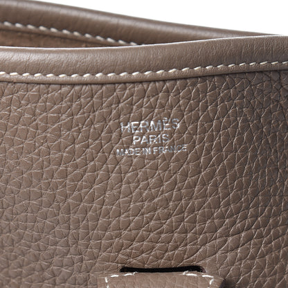 Hermes Taurillon Clemence Evelyne III GM Etoupe 6 of 20
