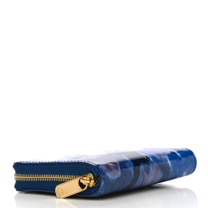 Louis Vuitton Vernis Ikat Zippy Coin Purse Grand Blue 3 of 8