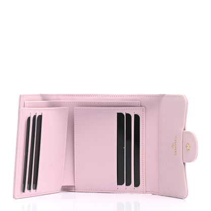 Chanel Caviar Quilted Compact Flap Wallet Light Pink 5 of 8
