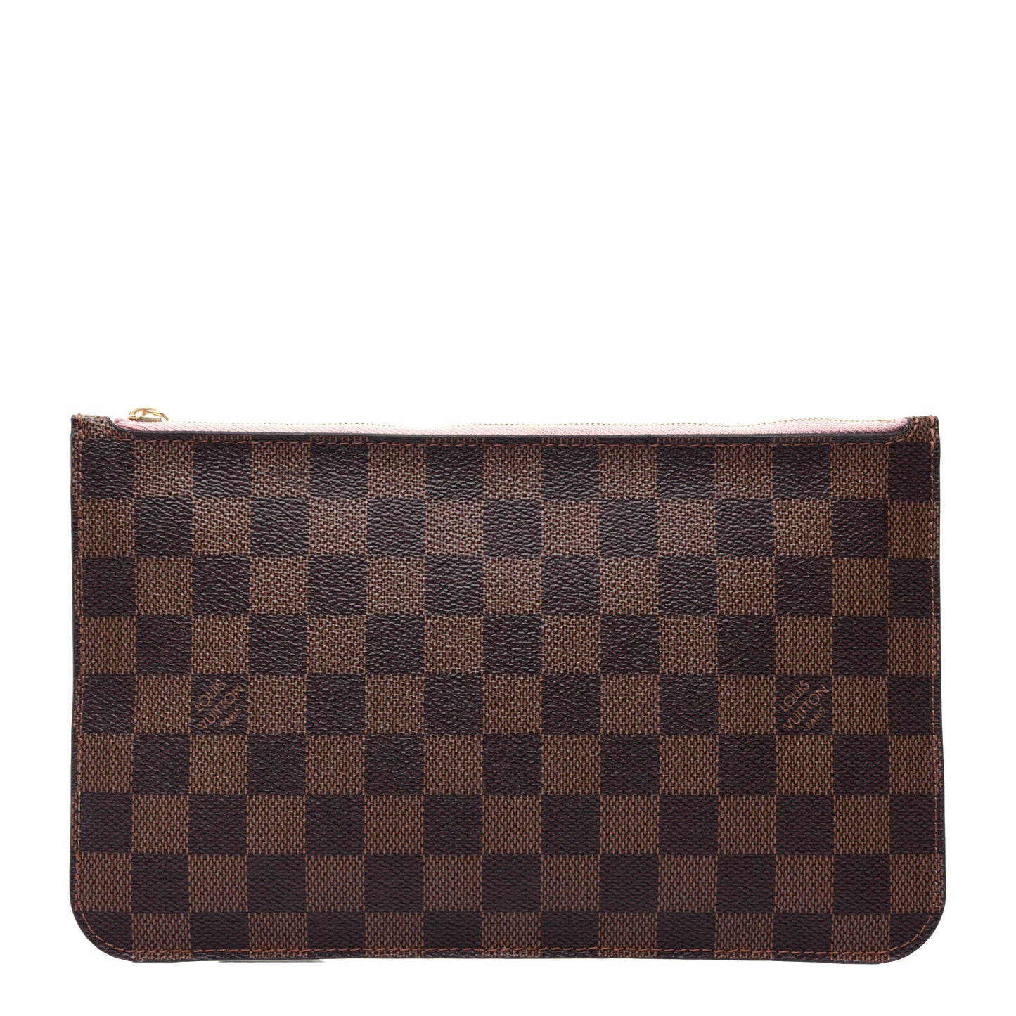 Damier Ebene Neverfull MM GM Pochette Rose Ballerine