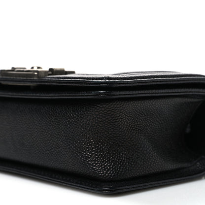 Chanel Caviar Quilted Small Boy Flap Black 10 of 10