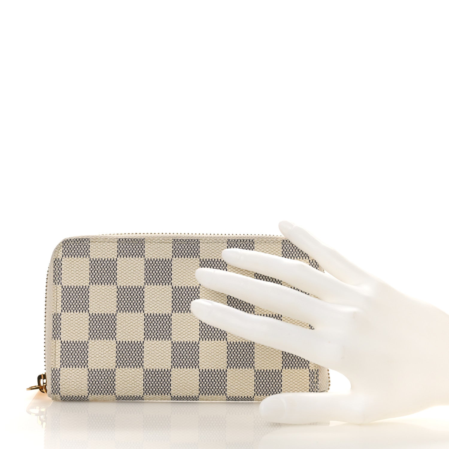 Louis Vuitton Damier Azur Compact Zippy Wallet 2 of 8