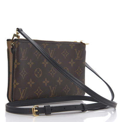 Louis Vuitton Reverse Monogram Giant Double Zip Pochette 2 of 9