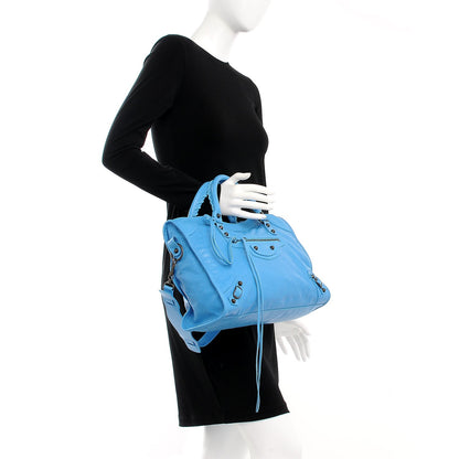 Balenciaga Agneau Classic Hardware City Bleu Azur Clair 2 of 8